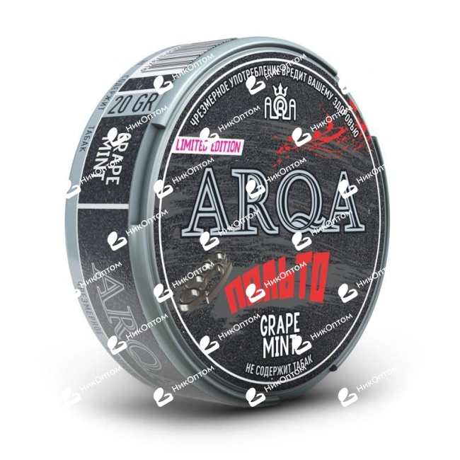 ARQA - Слово Пацана - Пальто - Grape Mint (120mg) — купить снюс оптом в НикОптом