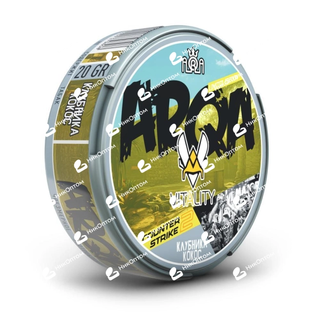 ARQA - CS GO - Vitality - Клубника-Кокос (120mg) — купить снюс оптом в НикОптом