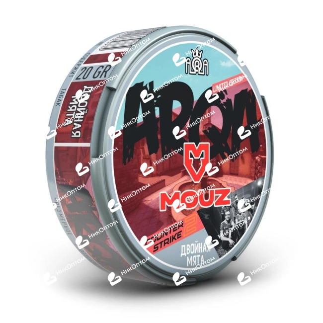 ARQA - CS GO - Mouz - Двойная Мята (120mg) — купить снюс оптом в НикОптом
