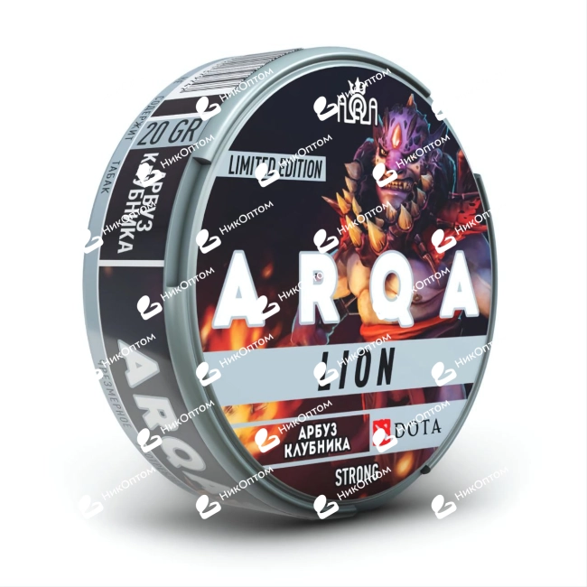 ARQA - Dota 2 - Lion - Арбуз-Клубника (120mg) — купить снюс оптом в НикОптом