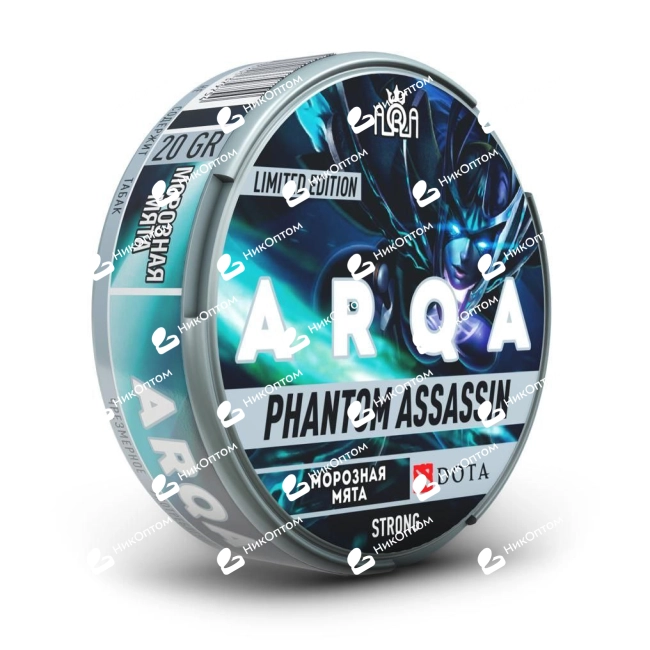 ARQA - Dota 2 - Phantom Assasin - Морозная Мята (120mg) — купить снюс оптом в НикОптом