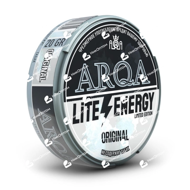 ARQA - Lite⚡Energy - Original - Оригинальный (120mg) — купить снюс оптом в НикОптом