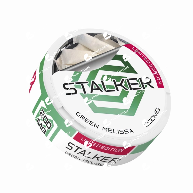 STALKER - DANGER - Green Melissa (200mg) — купить снюс оптом в НикОптом