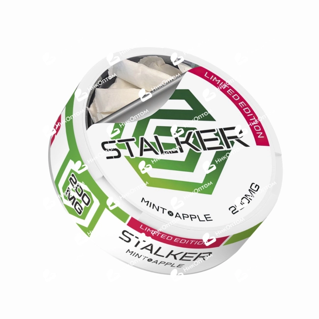STALKER - DANGER - Mint Apple (200mg) — купить снюс оптом в НикОптом
