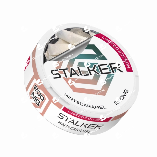 STALKER - DANGER - Mint Caramel (200mg) — купить снюс оптом в НикОптом