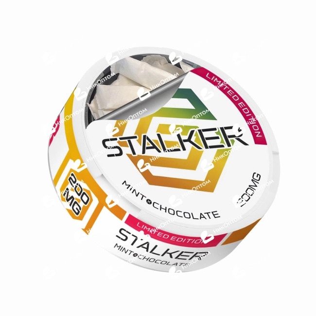 STALKER - DANGER - Mint Chocolate (200mg) — купить снюс оптом в НикОптом