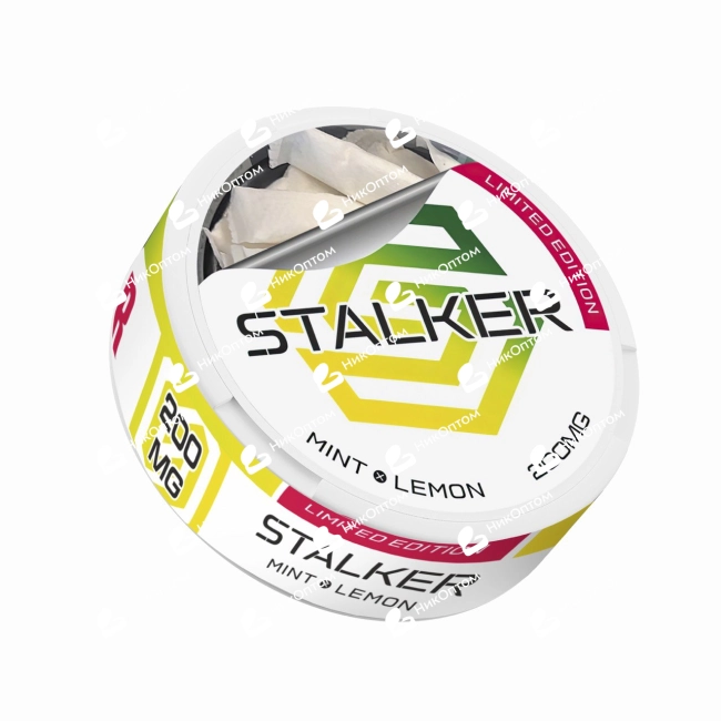 STALKER - DANGER - Mint Lemon (200mg) — купить снюс оптом в НикОптом
