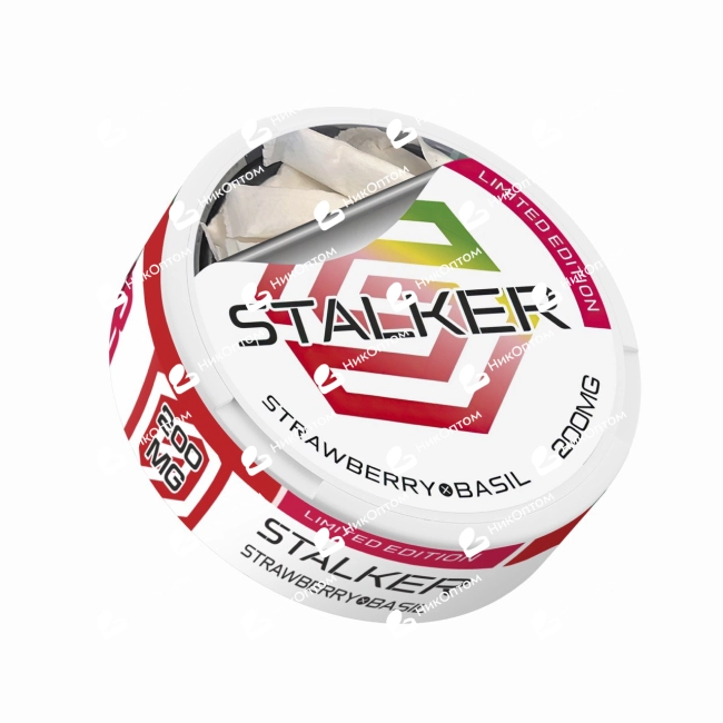 STALKER - DANGER - Strawberry Basil (200mg) — купить снюс оптом в НикОптом