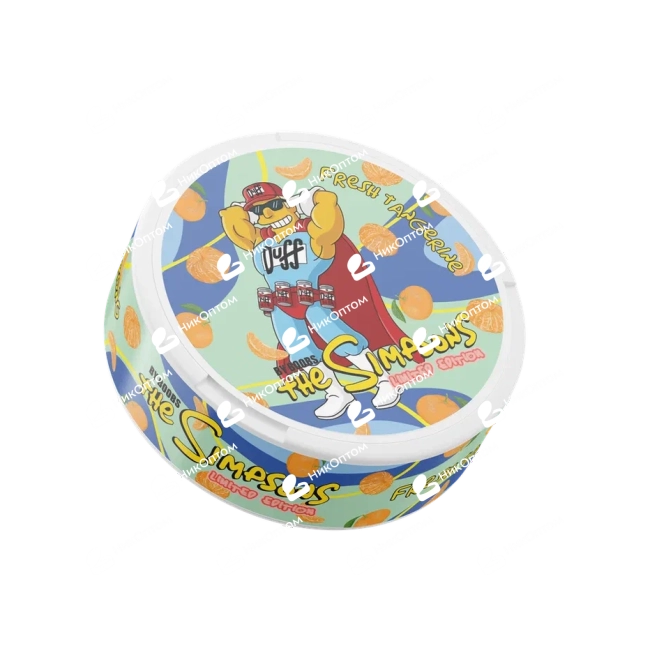 The Simpsons - ДАФФМЕН- Мандариновый фреш (150mg) — купить снюс оптом в НикОптом