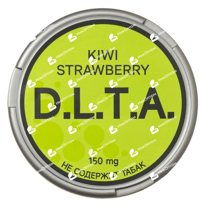 D.L.T.A. - COLOR - KIWI STRAWBERRY (150mg) — купить снюс оптом в НикОптом