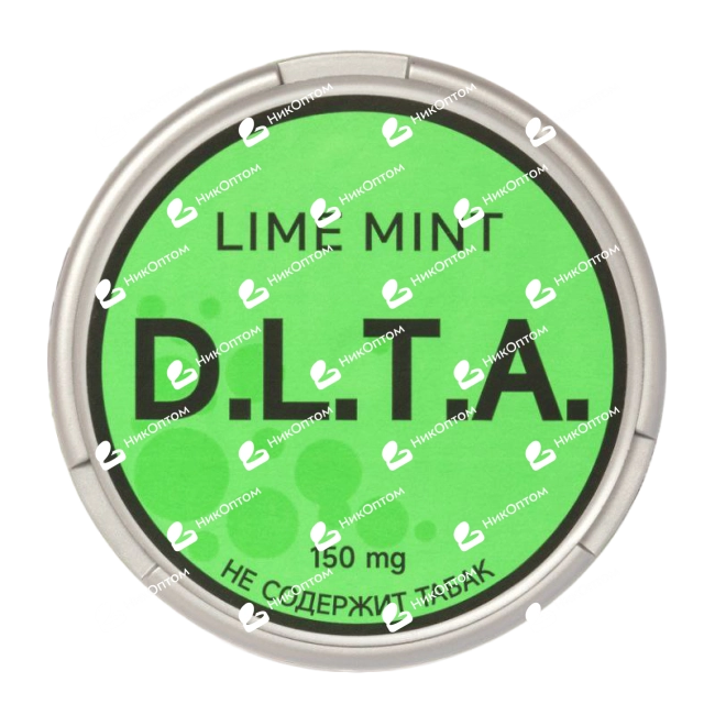 D.L.T.A. - COLOR - LIME MINT (150mg) — купить снюс оптом в НикОптом