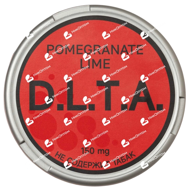 D.L.T.A. - COLOR - POMEGRANTE LIME (150mg) — купить снюс оптом в НикОптом