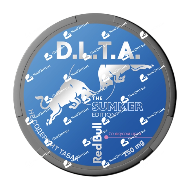 D.L.T.A. - RED BULL - Ирга (150mg) — купить снюс оптом в НикОптом