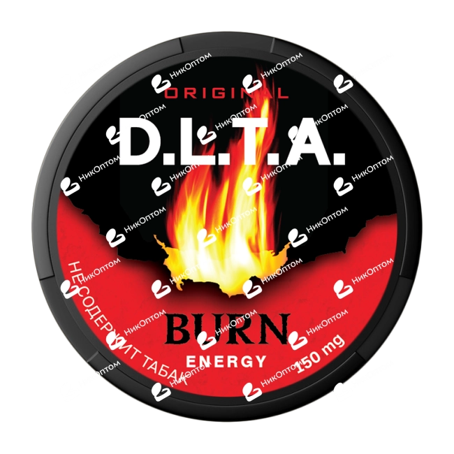 D.L.T.A. - BURN ENERGY - ORIGINAL (150mg) — купить снюс оптом в НикОптом