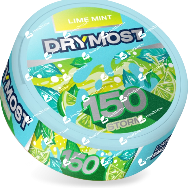 DRYMOST - Lime Mint - Лайм-мята (150mg) — купить снюс оптом в НикОптом
