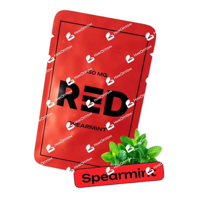 RED - SPEARMINT (150mg) — купить снюс оптом в НикОптом