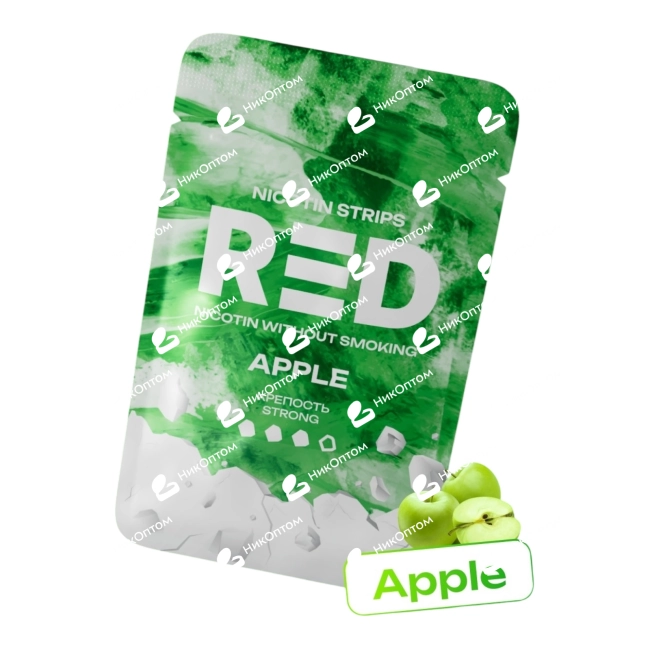 RED - APPLE (60mg) — купить снюс оптом в НикОптом