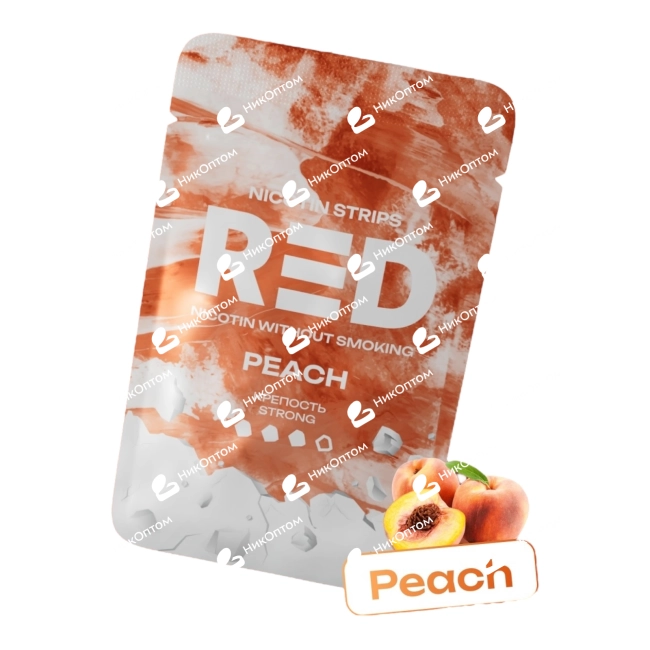 RED - PEACH (60mg) — купить снюс оптом в НикОптом