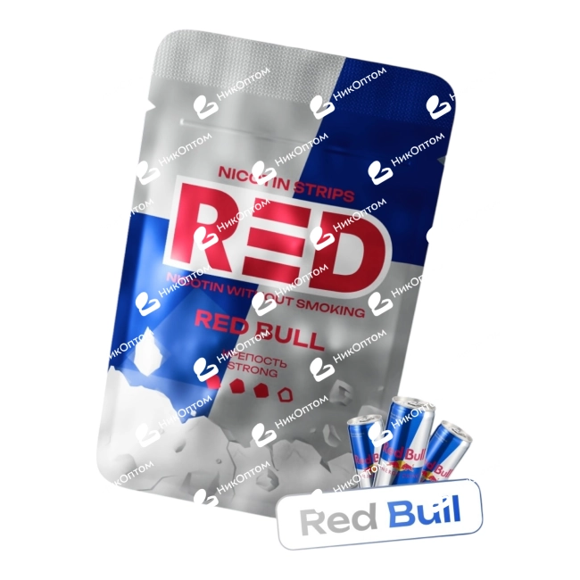 RED - REDBULL (60mg) — купить снюс оптом в НикОптом