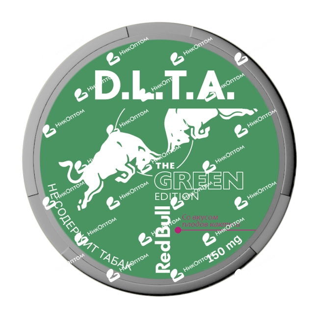 D.L.T.A. - RED BULL - Кактус (150mg) — купить снюс оптом в НикОптом