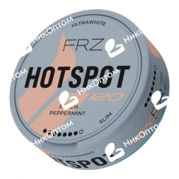 HOTSPOT - FRZ - PEACH PEPPERMINT - Персик, Перечная Мята (120mg)