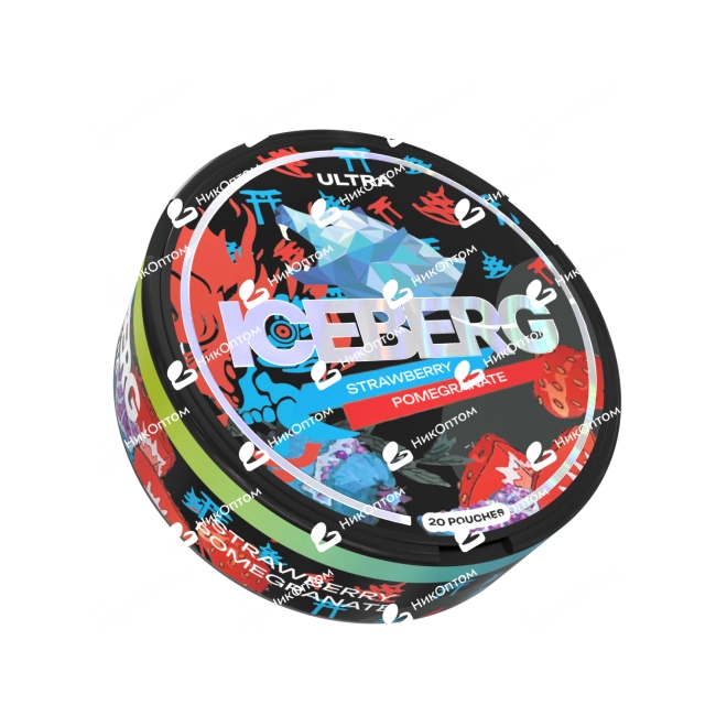 ICEBERG - RS - STRAWBERRY POMEGRANATE (150mg) — купить снюс оптом в НикОптом