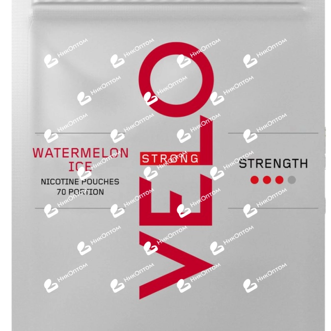 VELO - WATERMELON ICE - 70 portions (10mg) — купить снюс оптом в НикОптом