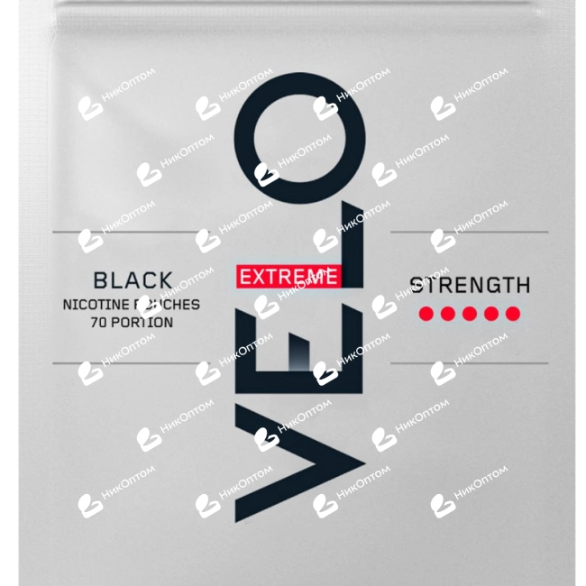 VELO - BLACK - 70 portions (10mg) — купить снюс оптом в НикОптом