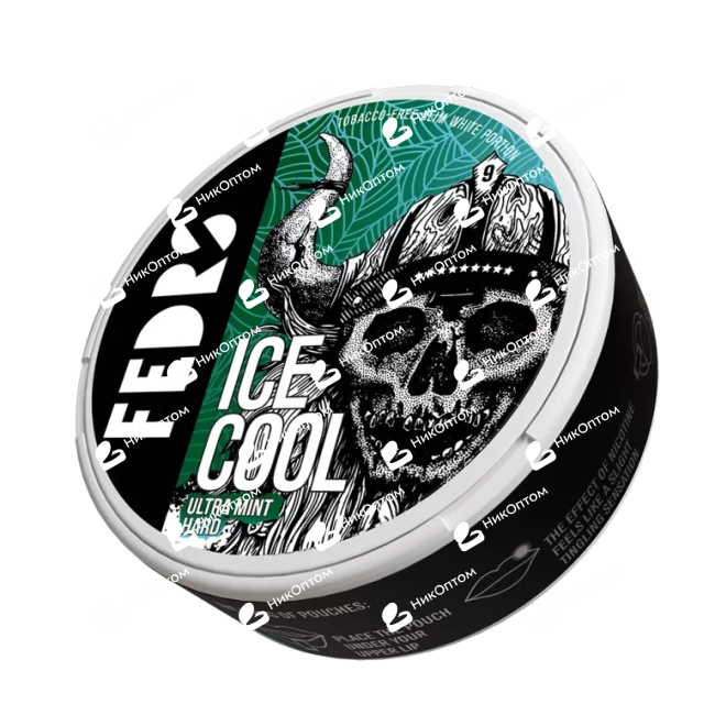 FEDRS - ICE COOL 9 - ULTRA MINT HARD (65mg) — купить снюс оптом в НикОптом