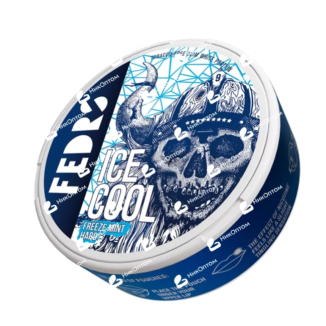FEDRS - ICE COOL 9 - FREEZE MINT HARD (65mg) — купить снюс оптом в НикОптом