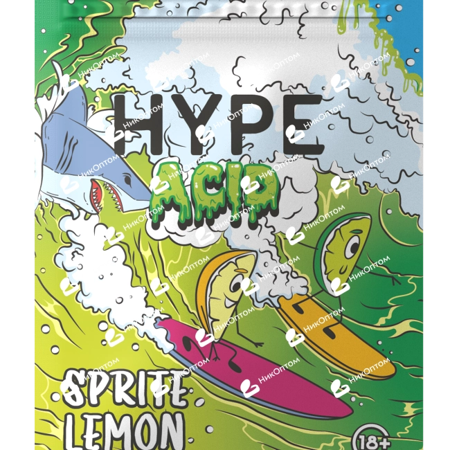 HYPE - ACID - SPRITE LEMON (100mg) — купить снюс оптом в НикОптом