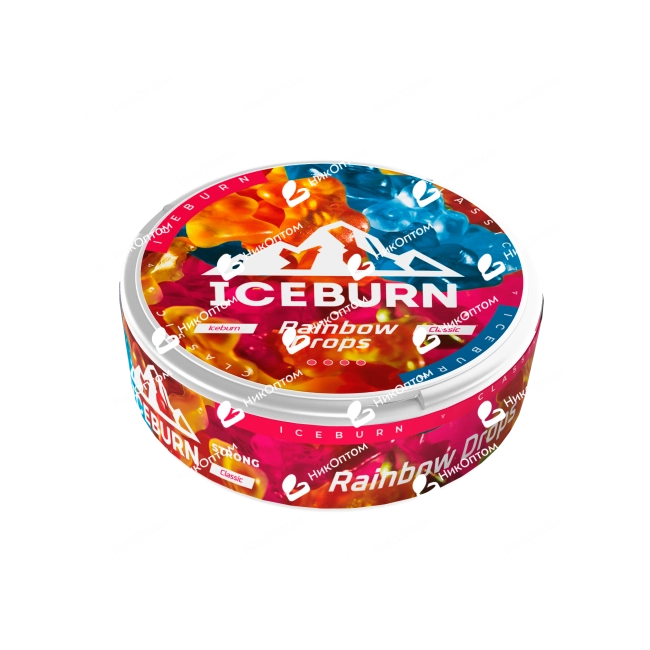 ICEBURN - RAINBOW DROPS - Скитлз (100mg) — купить снюс оптом в НикОптом