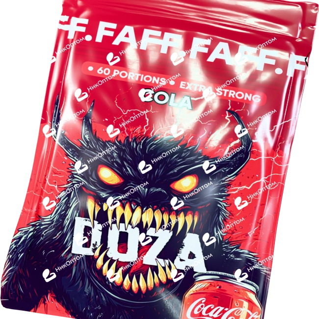 DOZA by FAFF. - COLA - Кола (75mg) — купить снюс оптом в НикОптом