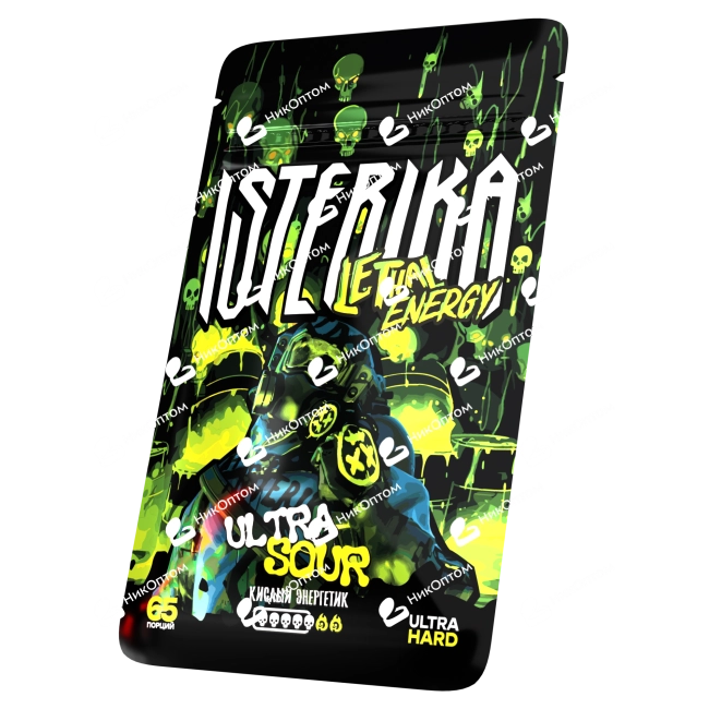 ISTERIKA - L.E. - ULTRA SOUR - Кислый энергетик (150mg) — купить снюс оптом в НикОптом