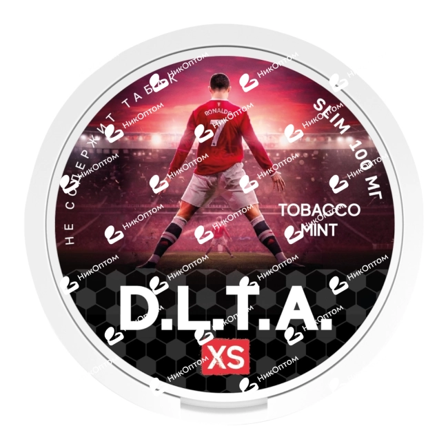 D.L.T.A. - XS - SLIM - TOBACCO MINT (100mg) — купить снюс оптом в НикОптом