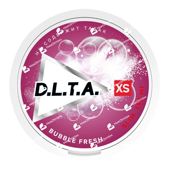 D.L.T.A. - XS - SLIM - BUBBLE FRESH (150mg) — купить снюс оптом в НикОптом