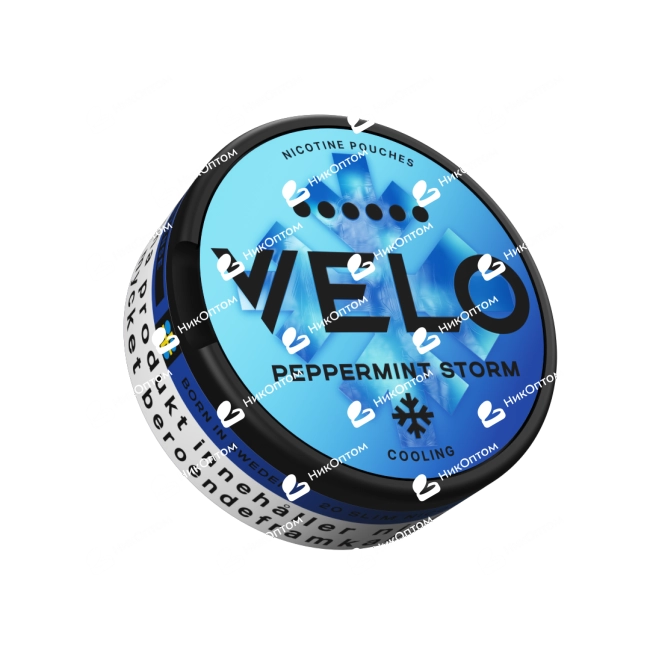 VELO - SLIM - PEPPERMINT STORM — купить снюс оптом в НикОптом
