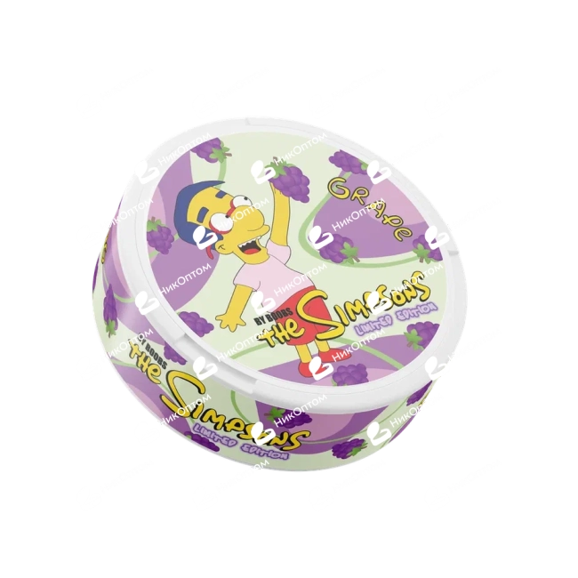 The Simpsons - МИЛХАУС - Виноград (75mg) — купить снюс оптом в НикОптом