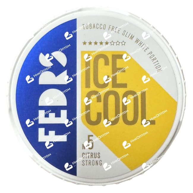 FEDRS - ORIGINAL - ICE COOL - №5 - CITRUS (55mg) — купить снюс оптом в НикОптом