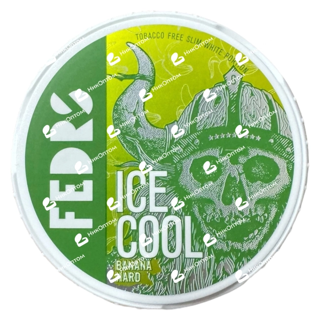FEDRS - ORIGINAL - ICE COOL - №9 - BANANA HARD (65mg) — купить снюс оптом в НикОптом