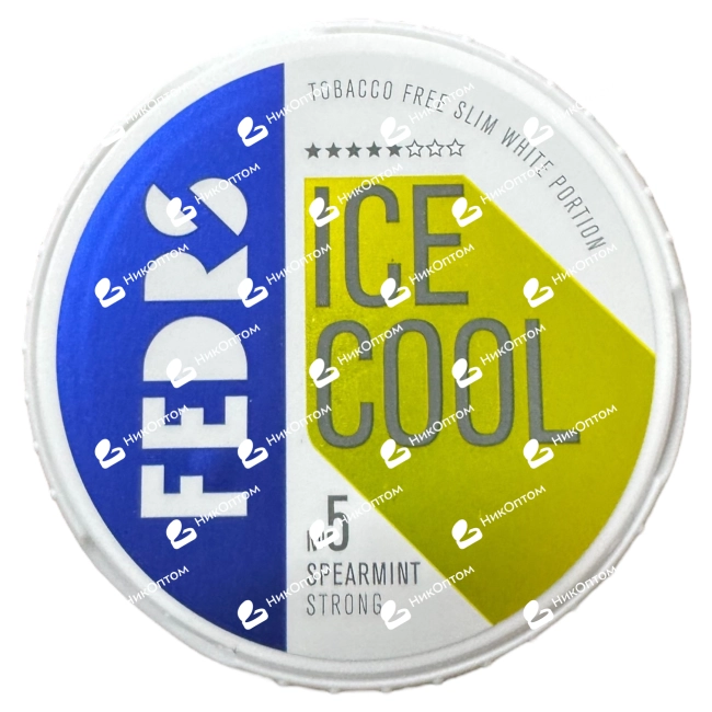 FEDRS - ORIGINAL - ICE COOL - №5 - SPEARMINT (55mg) — купить снюс оптом в НикОптом