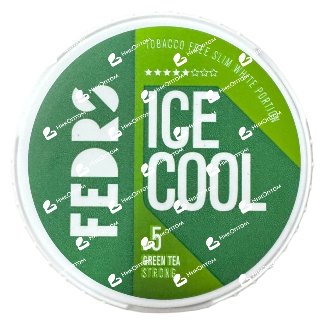 FEDRS - ORIGINAL - ICE COOL - №5 - GREEN TEA (55mg) — купить снюс оптом в НикОптом