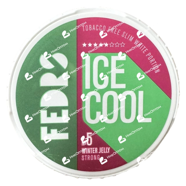 FEDRS - ORIGINAL - ICE COOL - №5 - WINTER JELLY (55mg) — купить снюс оптом в НикОптом