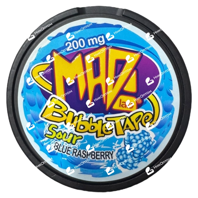 MAD - SV - SOUR BLUE RASPBERRY (200mg) — купить снюс оптом в НикОптом