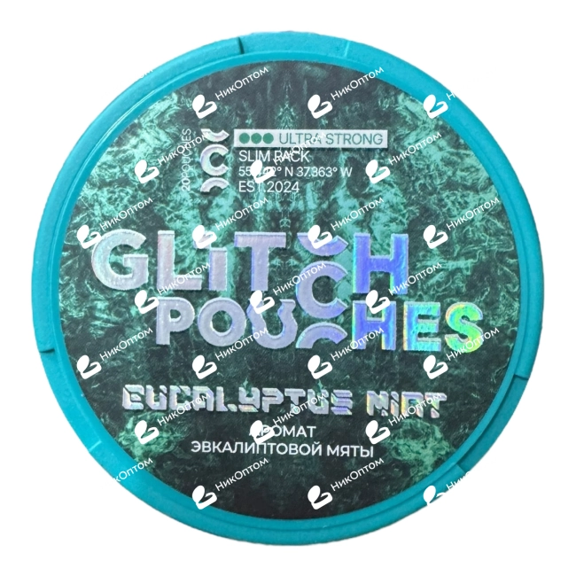 GLITCH - EUCALYPTUS MINT (200mg) — купить снюс оптом в НикОптом
