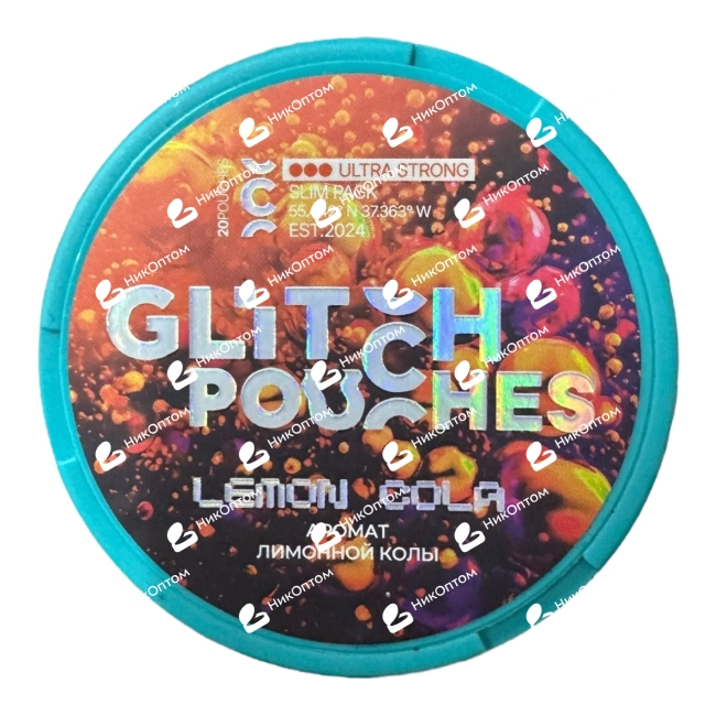 GLITCH - LEMON COLA (200mg) — купить снюс оптом в НикОптом