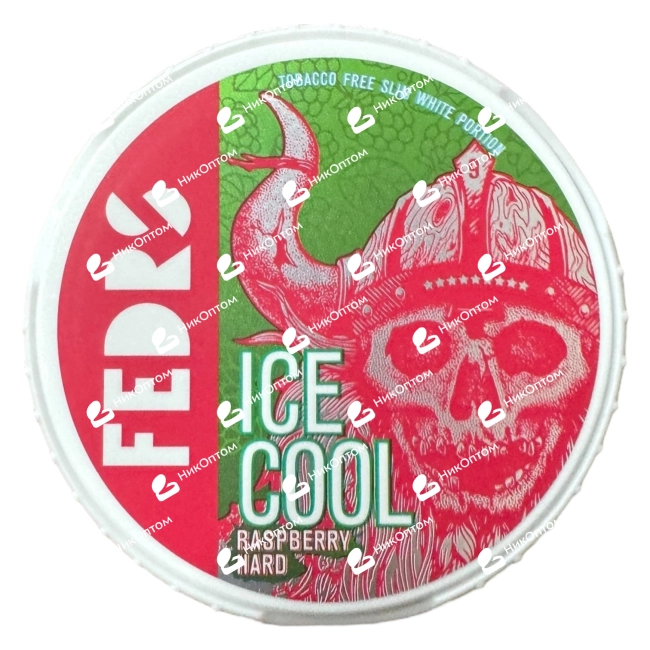FEDRS - ORIGINAL - ICE COOL - №9 - RASPBERRY HARD (65mg) — купить снюс оптом в НикОптом