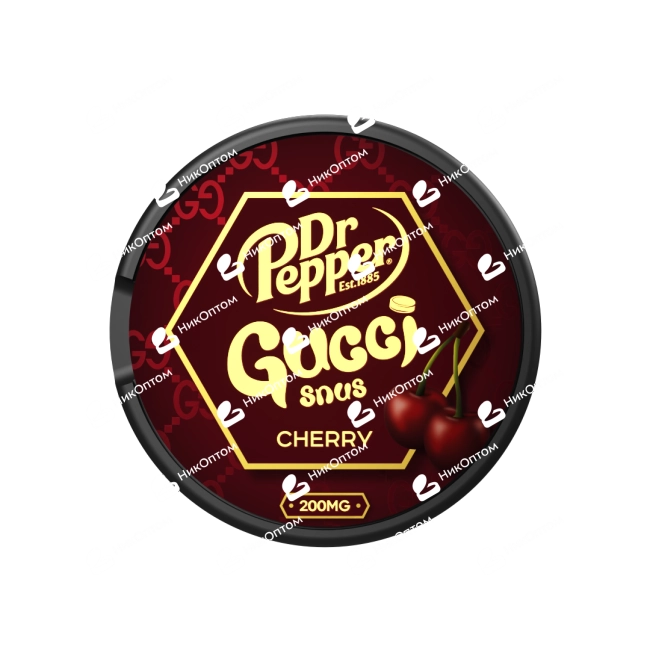GUCCI - CHERRY DR. PEPPER (200mg) — купить снюс оптом в НикОптом