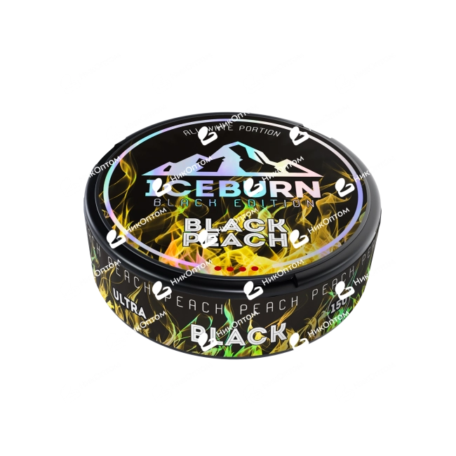ICEBURN - BLACK PEACH - Персик (150mg) — купить снюс оптом в НикОптом
