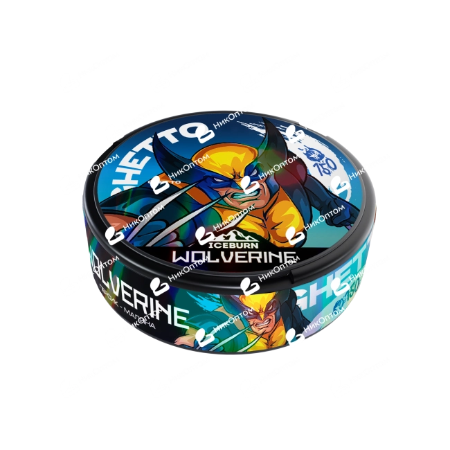 ICEBURN - GHxSUP - WOLVERINE - Персик и Малина (150mg) — купить снюс оптом в НикОптом